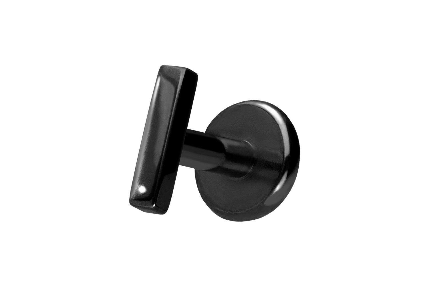 Titan Labret Piercing mit Push Fit BALKEN